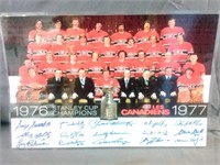 The Montreal Canadiens 1976- 1977 Stanley Cup