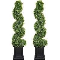 colorspec Boxwood Outdoor Topiary Set of 2, 4ft T