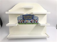 PEANUTS COLLECTIBLE SHELF