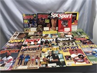 20- MOSTLY VINTAGE SPORTS MAGAZINES