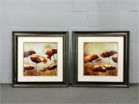 2x The Bid Framed And Matted Art Prints