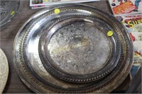 10" & 15" SILVERPLATED TRAYS