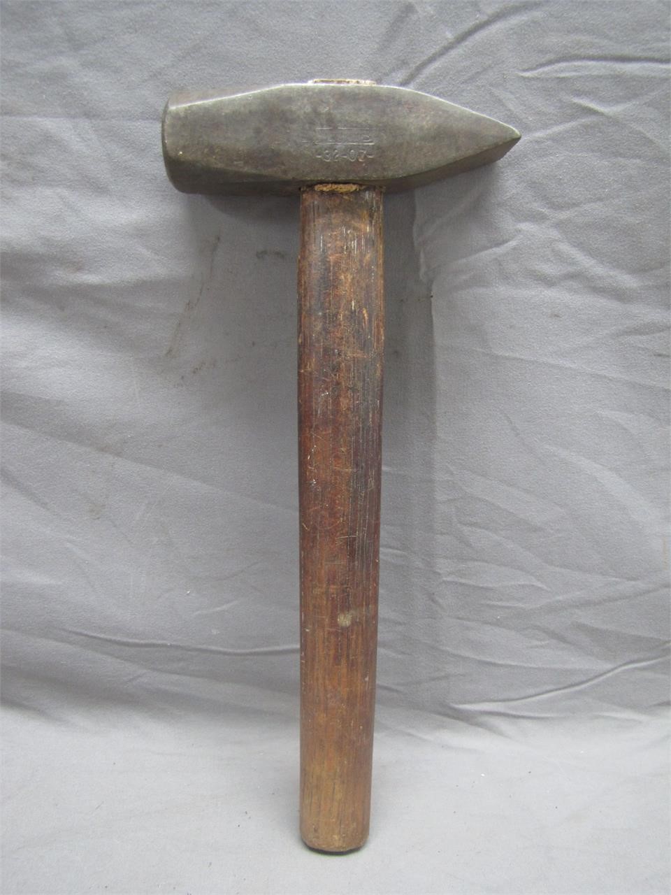 Vintage Cross Peen Blacksmith Hammer