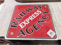 Railway Agency Express Sign