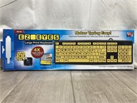 Ez Eyes Large Print Keyboard (light Use)