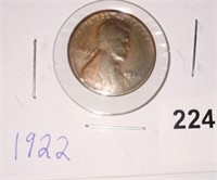 1922 Lincoln Cent, key