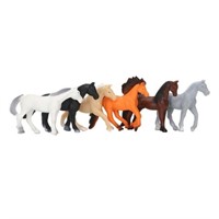 Horse Model 6pcs  Portable Plastic Decoration For