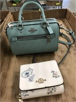 SMALL BAG AND CLUTCH MARKED COACH