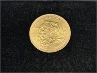1952 CHILE CIEN PESOS GOLD COIN