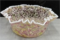 Opalescent Art Glass Center Bowl