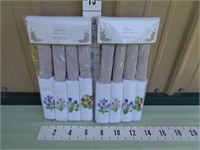 2-Sets of Leila's Wildflower Placemats& Napkins