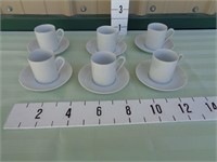Demitasse Espresso 2 Oz. Cups & Saucers Set