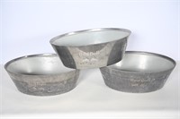Red Bull Metal Ice Bowls- 3 Count