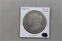 1878 Carson City Morgan silver dollar