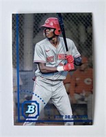 2022 Bowman Heritage Chrome Parallel Reds Rookie P