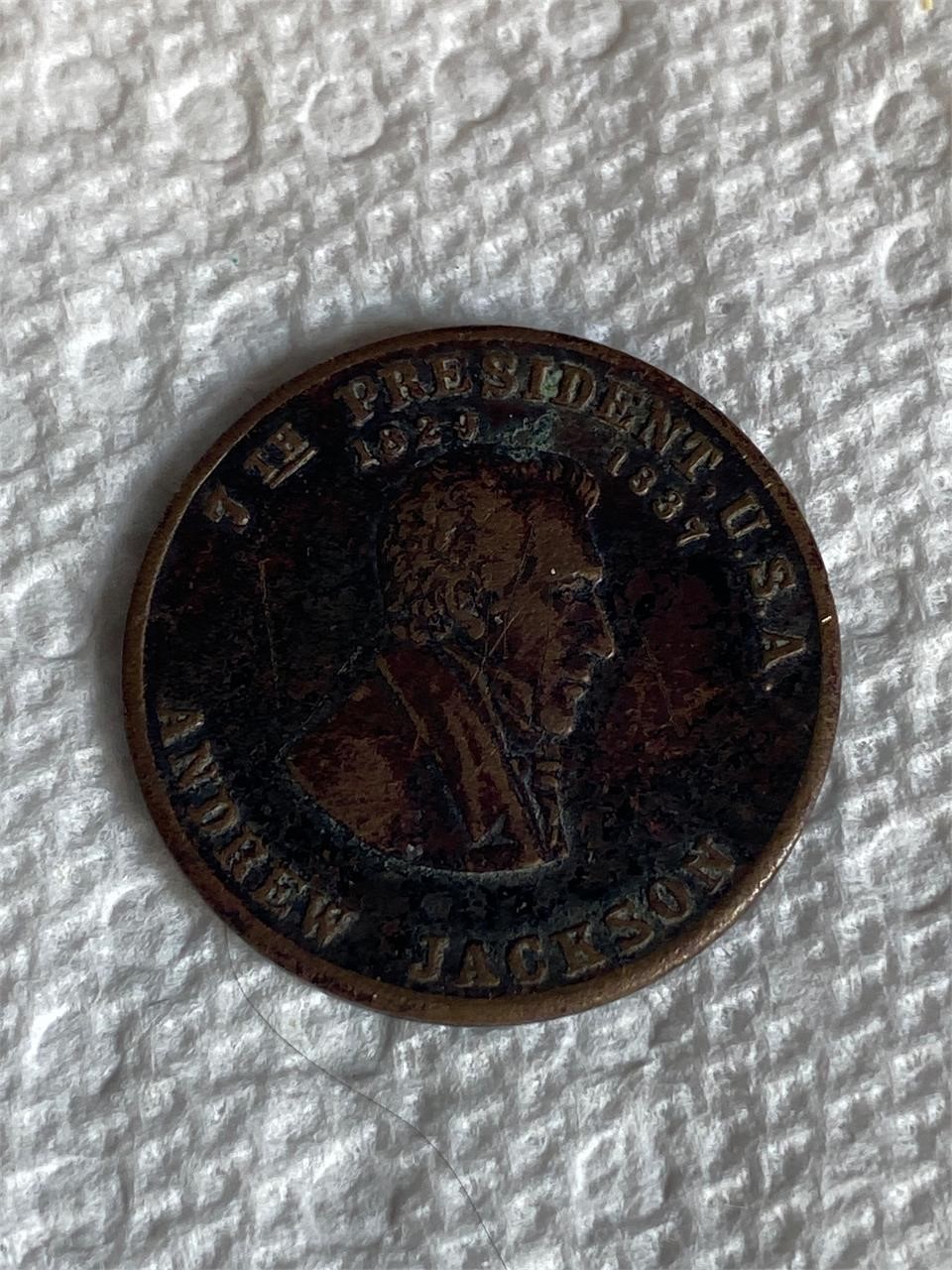 Andrew Jackson Presidential Token