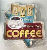 COFFEE SIGN FIUNED METAL WALL DECORATIONS