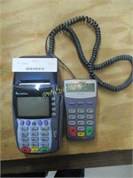 Verifone Omni 570 Credit Card Machine w/ Pin Pad.