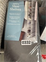 HANGING SHOE SHELVES RETAIL $30