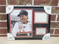 Dale Earnhardt Winston Cup Framed Picture