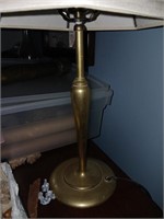 Art Nouveau Brass Table Lamp - 20"T