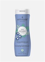 Attitude 2 in 1 Shampoo & Bodywash Blueberry