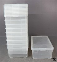 The Container Store Clear Plastic Shoe Boxes