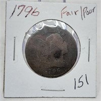 1796 Cent Fair/Poor