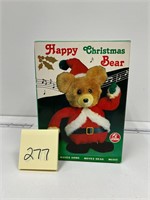 NIB Happy Christmas Musical Bear
