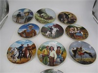 Lot of Cowboy Collector Plates