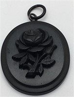 Black Rose Pendant