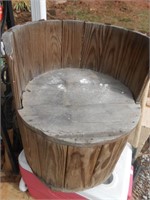Neat Round Wooden Chair