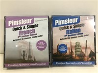 Pimsleur quick & simple French & Italian