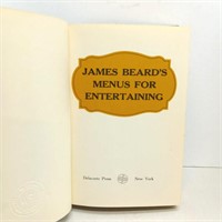 Book: James Beard's Menus For Entertaining