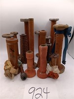Vintage Wood Spools