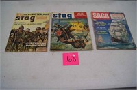Stag Magazines 1966 1959 / Saga 1959