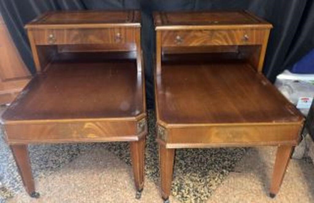 2-tier Step Up Matching Single Drawer End Tables