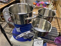 FOOD NETWORK STAINLESS STEEL COOKWARE