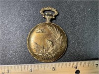 Arnex Time Co. Pocket watch 17 jewels, with dog