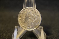 1883 Uncirculated No Cent V-Nickel