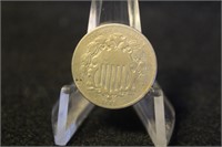 1869 Shield Nickel *Excellent