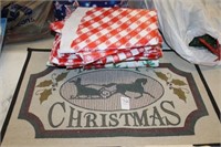 TABLE CLOTHS AND FLOOR MAT