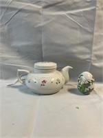 Time for Tea Floral Papel Tea Pot & Floral Egg