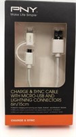 New Charge & Sync Cable W/ Micro-usb &