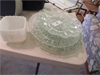 Clear Glass Serving Platters