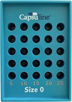 Size 0 Capsule Holding Tray by Capsuline - 25