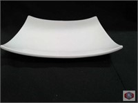 White square plate