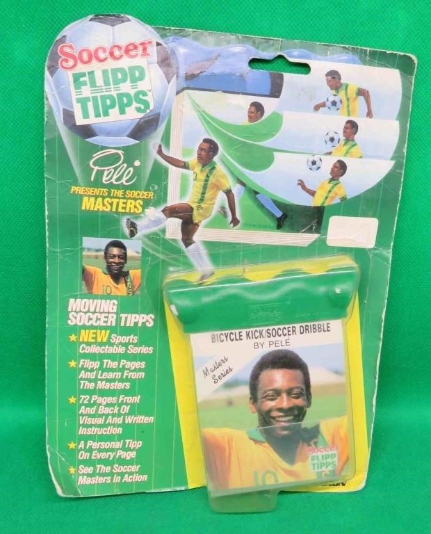 Sealed 1989 Soccer Flipp Tipps With PELE Brazil