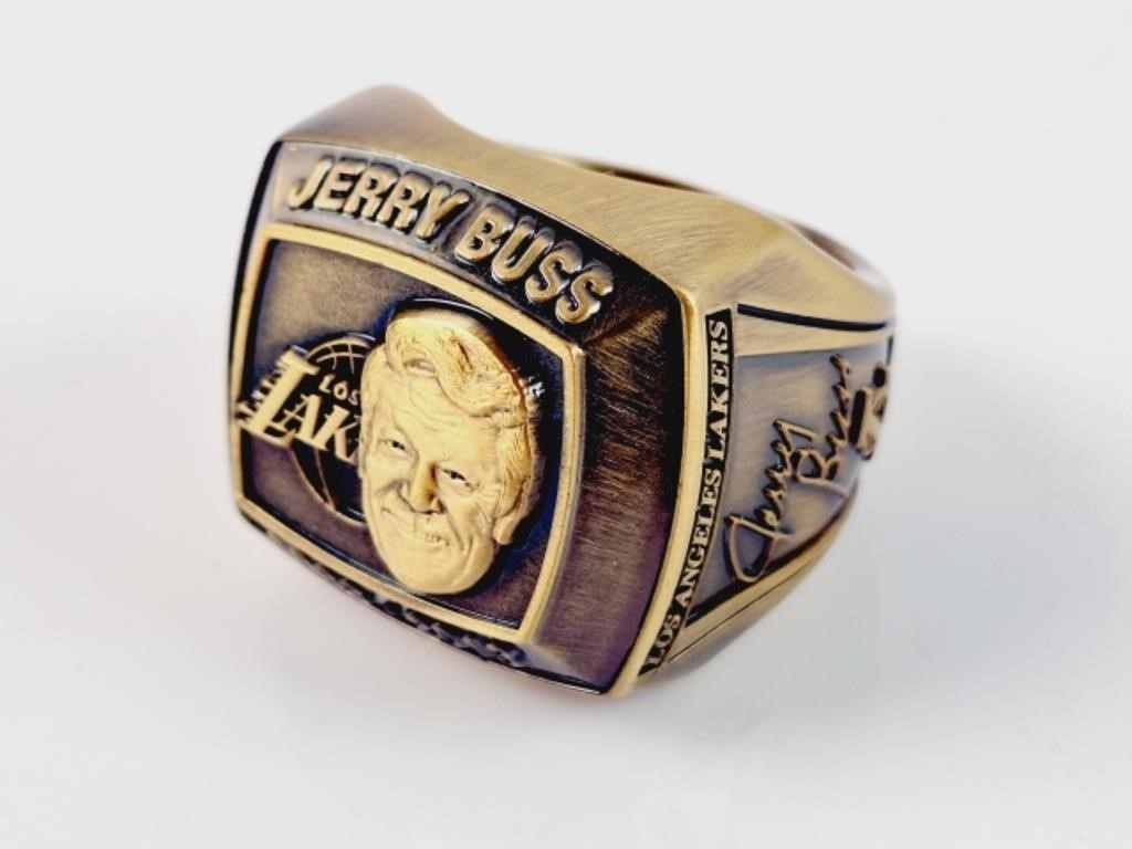 Oversized Jerry Buss Los Angeles Lakers Ring