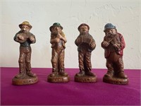Vintage Syroco Hillbilly Band Wood Figurines